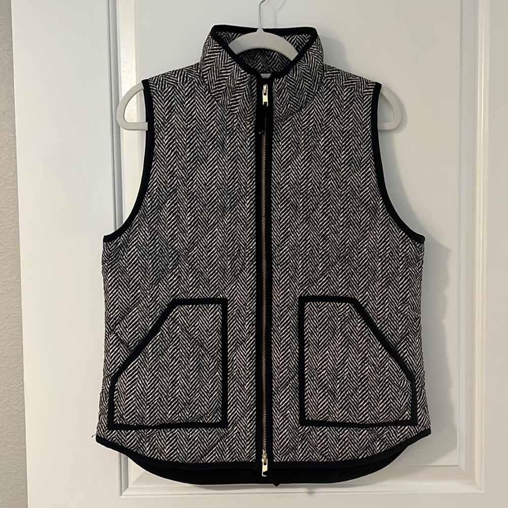 J Crew Herringbone vest
